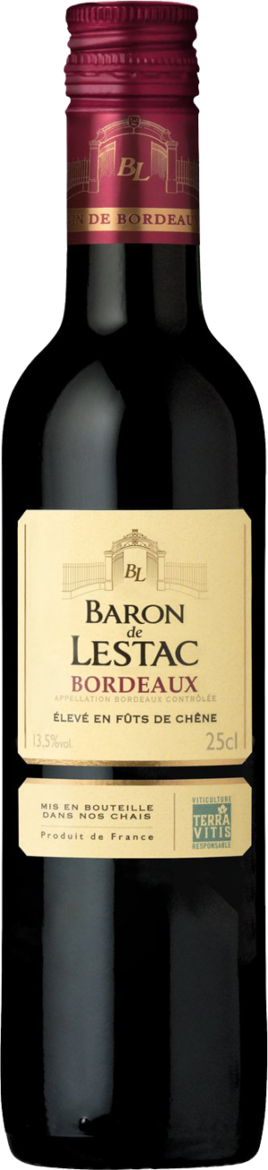 Baron de Lestac Bordeaux rouge 25cl