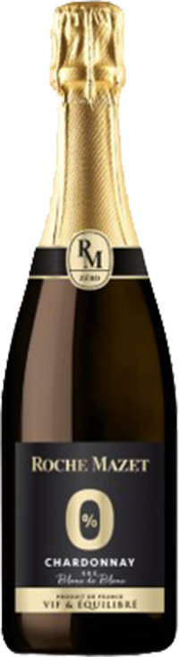 Roche Mazet sparkling Chardonnay sans alcool 75cl